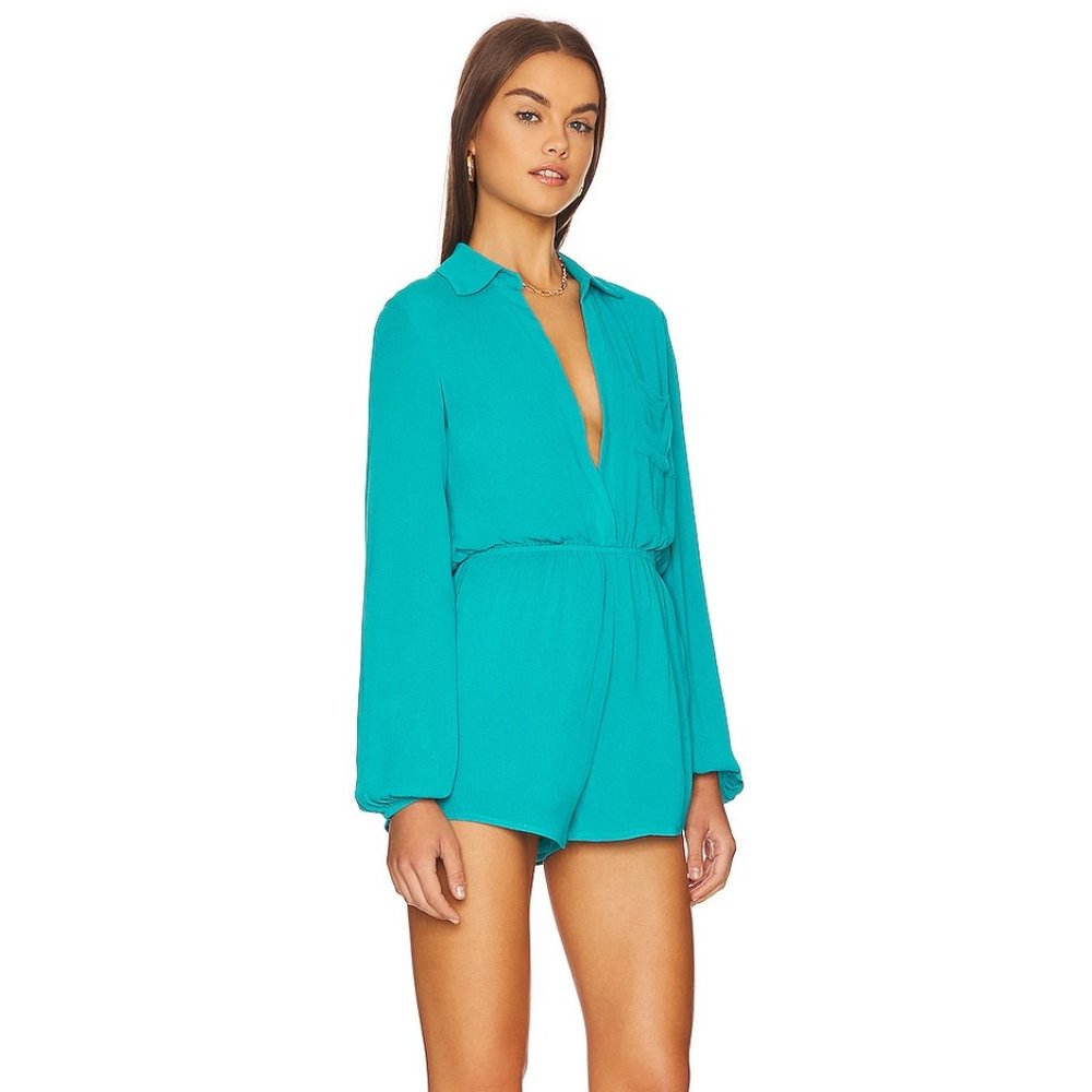 Tracie Collared Romper